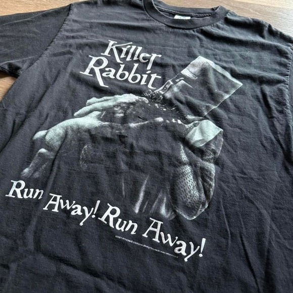 Vintage Monty Python Killer Rabbit movie promo tee Size‎ L - Picture 2 of 4
